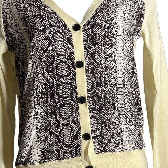 The Kooples Snake Print Cardigan Size XS - Picture 2 of 16